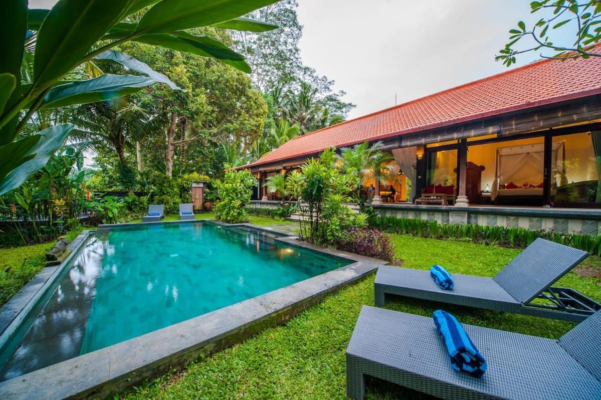 Luxury 3Br Infinity Jungle View Aashaya Villa Ubud Exterior photo